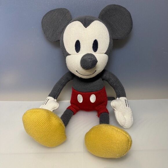 Disney Sweetheart Mickey & Minnie Mouse Collectible Sock Stuffed Animal Plush - Picture 11 of 15